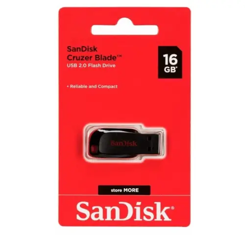Sandisk Cruzer Blade 16Gb Usb 2.0 Flash Drive – Reliable Everyday Storage 1