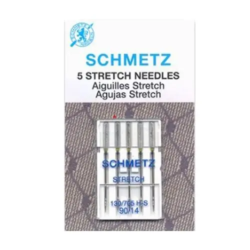 Schmetz Stretch Sewing Needle – Size 90/14 (130/705 H-S), 5-Pack 1