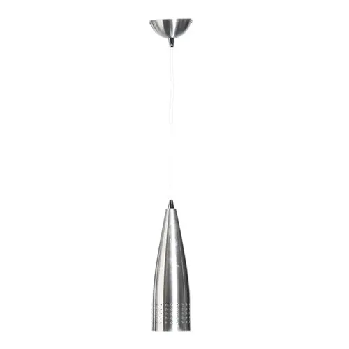 Silver Aluminium Dome Pendant Light With Fabric Cord – Pen2307 1
