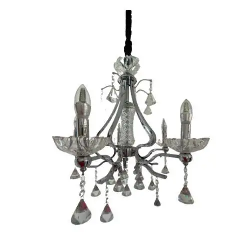 Silver Crystal Chandelier – 5-Arm Luxury Design (Model 7205/5) 1