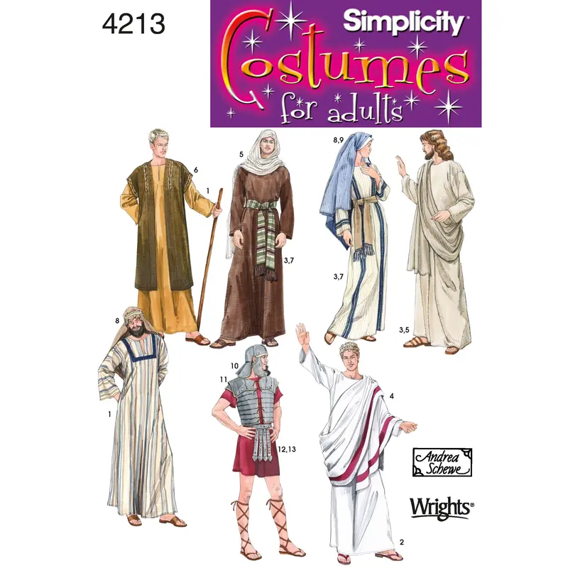 Simplicity 4213 Sewing Pattern: Adult Costume Designs For Themed Events 1