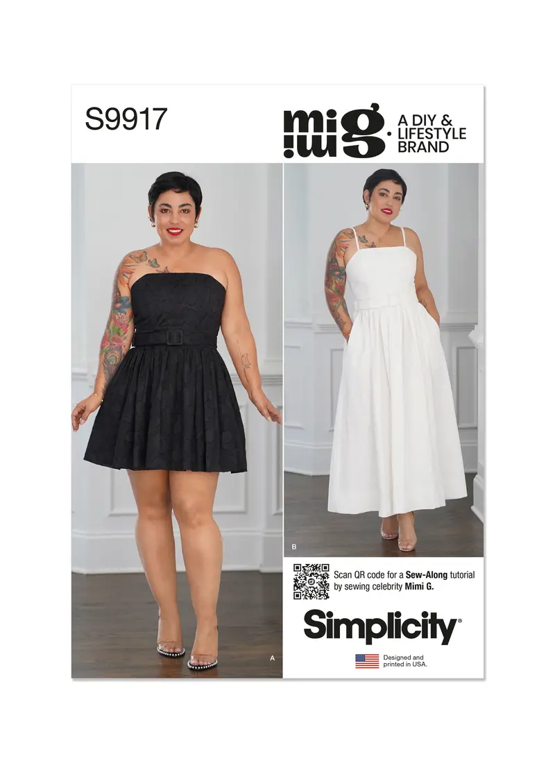 Simplicity 9917 Misses Dress Sewing Pattern 1