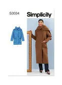 Simplicity Ss3034: Modern Misses' Jacket-Coat Hybrid Sewing Pattern 1