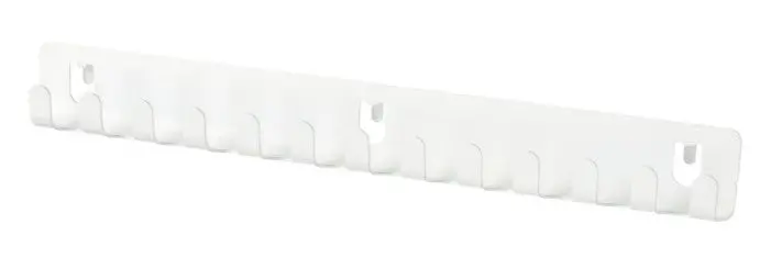 Skadis White Hook Rack For Wall-Mounted Storage – Modular Organization System 1