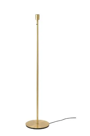 Skaftet Brass Floor Lamp Base – Vintage-Inspired, Compatible With Standard Shades 1