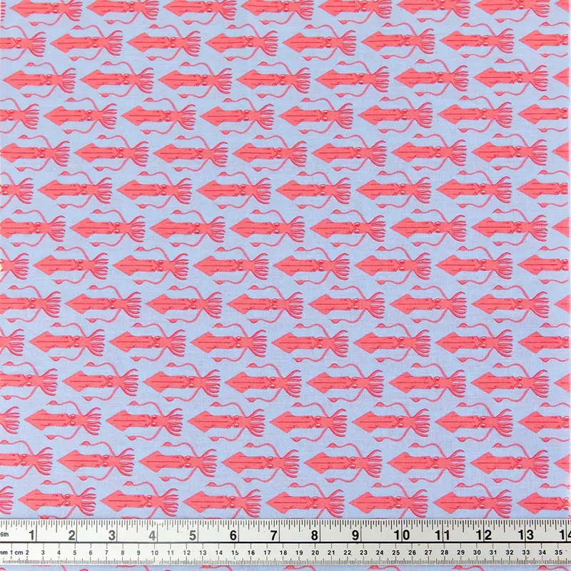 Slithering Squids Quilting Cotton Fabric – 110Cm Wide 1
