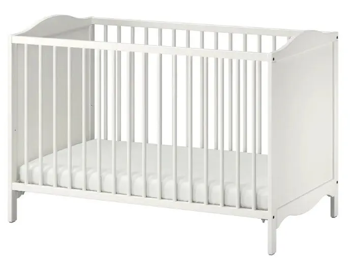 Smågöra Compact Cot – White, 60X120 Cm For Toddlers 1