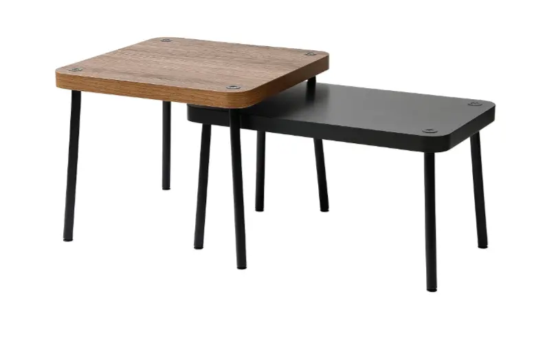Sonhult Grey-Walnut Nesting Tables (Set Of 2) 1