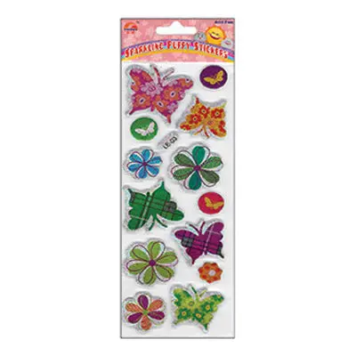 Sparkle Butterfly Puffy Sticker – Dimensional Finish 1