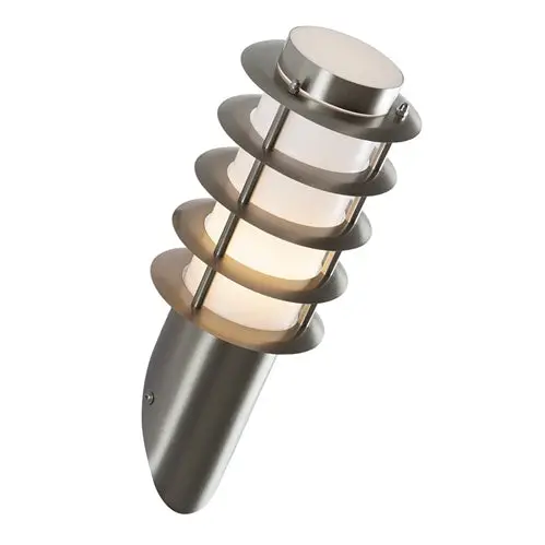 Stainless Steel Outdoor Wall Light With Decorative Grid Pattern (0142Ss) 1