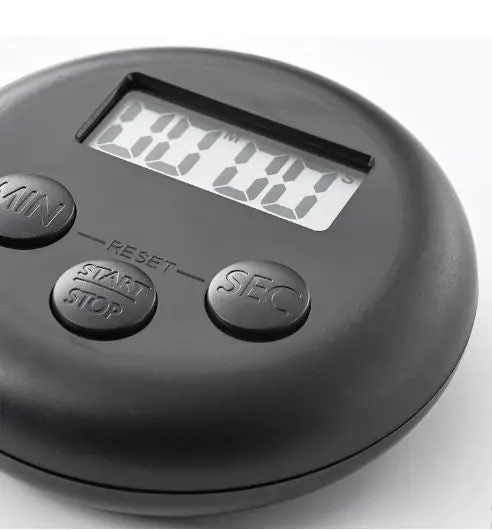 Stam Timer Digital Countdown Clock – High-Contrast Black & White Display 1