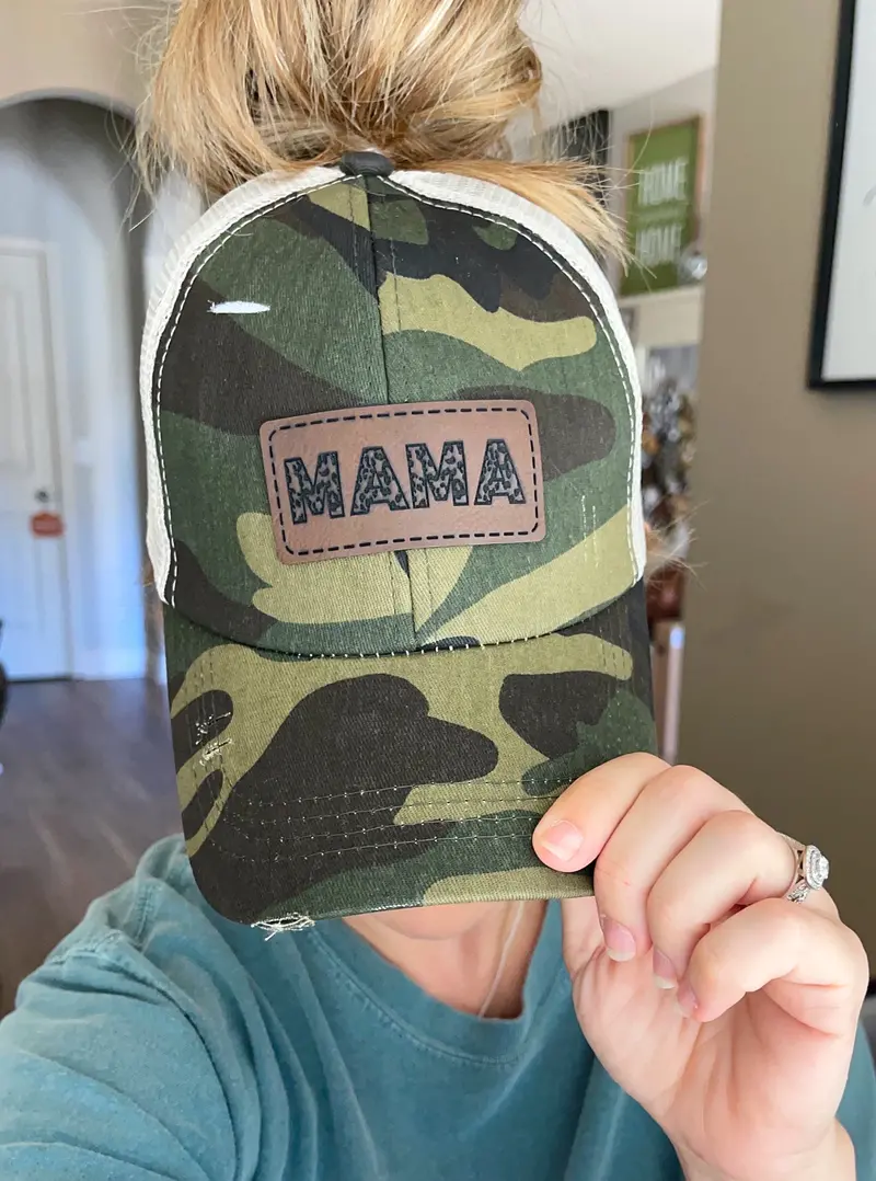 Stylish Leopard-Print Mama Hat – Adjustable And Trendy