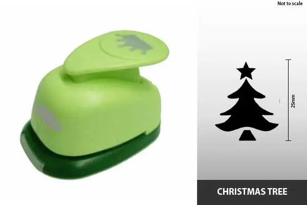 Sullivans 25Mm Christmas Tree Craft Punch 1