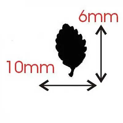 Sullivans Birch Leaf Craft Punch – 10Mm Delicate Die-Cut Tool 1