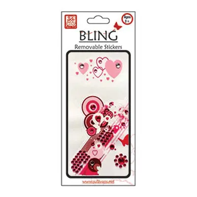 Sullivan'S Bling Acrylic Heart-And-Circles Sticker 1