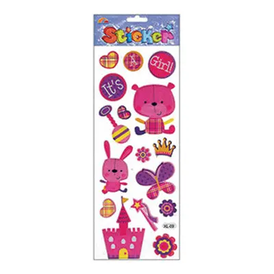 Sullivan'S 'It'S A Girl' Celebration Puffy Sticker 1