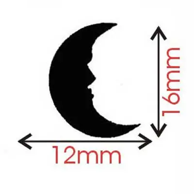 Sullivans Moon-Shaped Craft Punch – 16Mm Die-Cut Tool 1