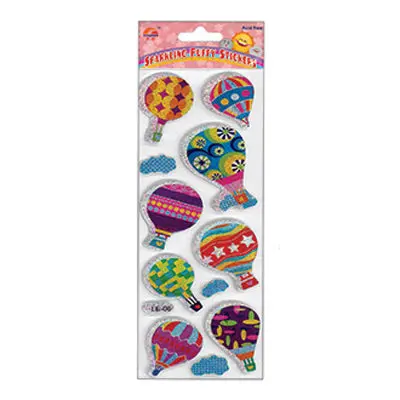 Sullivans Puffy Sticker Sheet: Air Balloon Designs 1