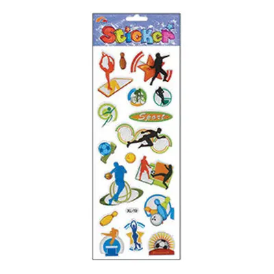 Sullivans Puffy Sticker Sheet: Sports-Themed Characters 1