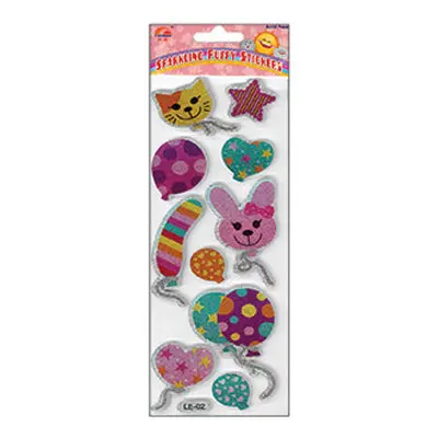 Sullivan'S Sparkle Balloon-Themed Puffy Sticker 1