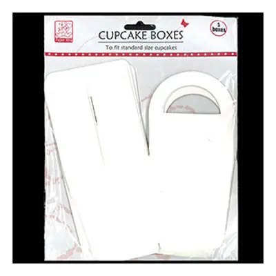 Sullivans White Cupcake Display Boxes – 5-Pack For Baking & Gifting 1