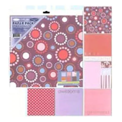 Sullivans Young Girl-Themed Scrapbook Paper Collection – 6 Sheets 1