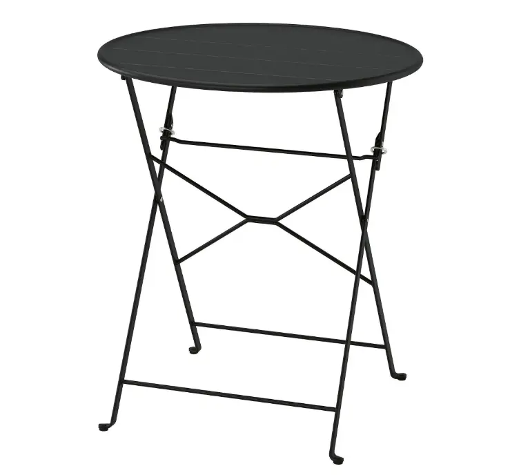 Sundsö Foldable Anthracite Outdoor Table, 65 Cm Diameter 1