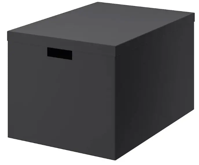 Tjena Lidded Storage Box – 35X50X30 Cm, Durable Plastic 1