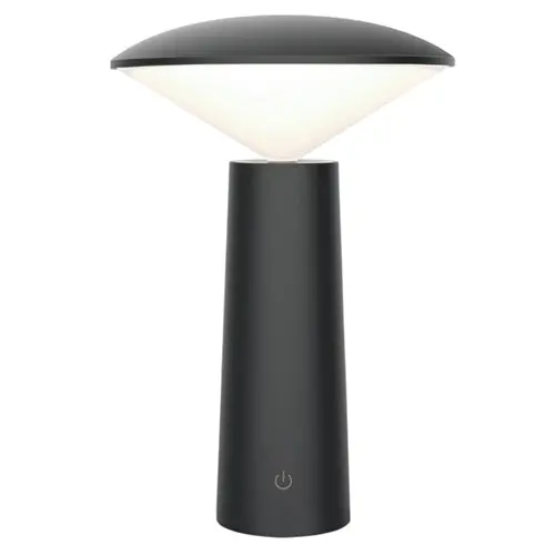 Tl655 Portable 4W Rechargeable Led Desk Lamp – Matte Black, Cct Adjustable 1
