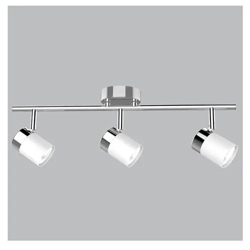 Triple Gu10 Chrome & White Ceiling Spotlight Fixture – S170/3 1