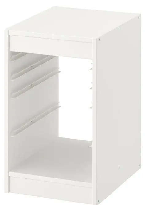 Trofast Compact Storage Frame – White, 34X44X56 Cm 1