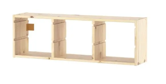 Trofast Low-Profile Wall Storage Frame – 93X30 Cm, Child-Safe Design 1