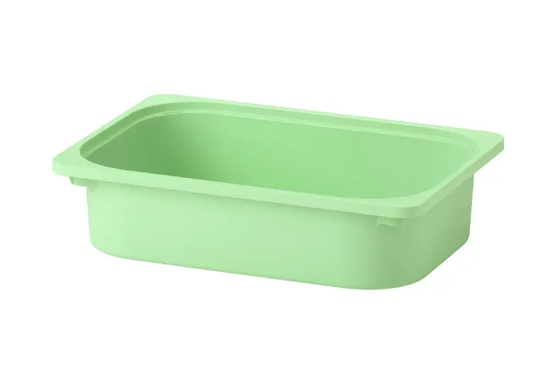 Trofast Storage Box – Soft Light Green, 42X30X10 Cm 1