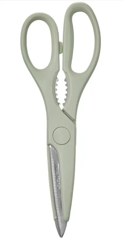 Trojka All-Purpose Household Scissors – Lightweight Light Green Ergonomic Design 1