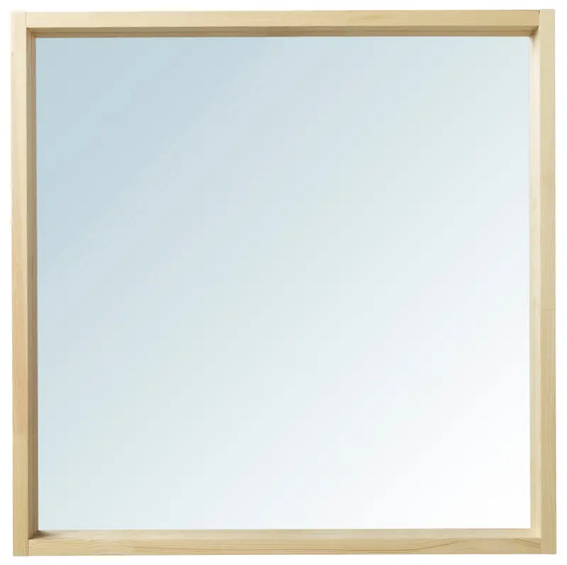 Turbokastan Square Framed Mirror – 75X75 Cm, Contemporary Style 1