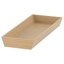 Uppdatera Light Bamboo Utensil Tray – 20X50 Cm Kitchen Organizer 1