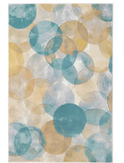 Uttag Low-Pile Circular-Pattern Area Rug – 160X230 Cm 1