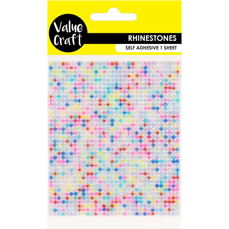 Value Craft Crystal Rhinestone Bling Self-Adhesive Sticker 1