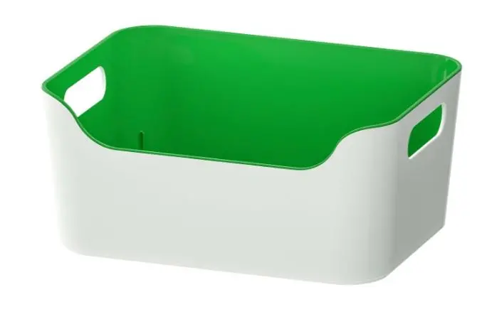 Variera Green Storage Box – 24X17 Cm Rectangular Organizer 1