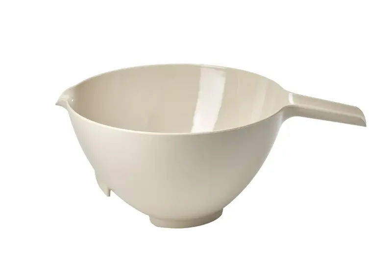 Vispning Ceramic-Coated Mixing Bowl – Beige Finish, 3-Liter Capacity With Non-Slip Base 1