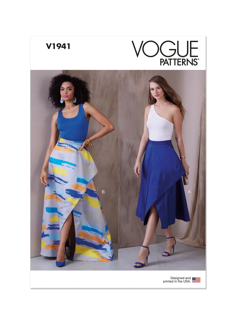 Vogue V1941 Sewing Pattern – Misses' Convertible Skirt Or Pant Construction 1