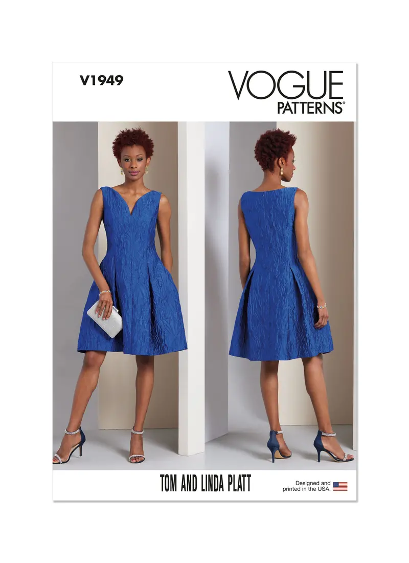 Vogue V1949 Misses’ Elegant Dress Pattern 1