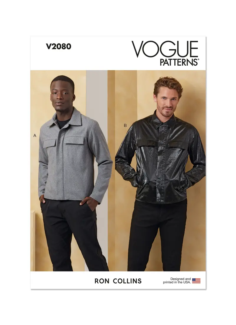 Vogue V2080 Men’S And Boys’ Tailored Jacket Pattern 1