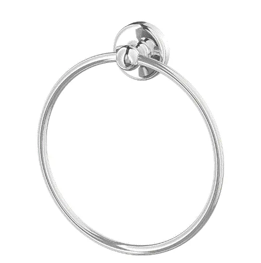Voxnan Sleek Chrome Towel Hanger – Wall-Mounted 1