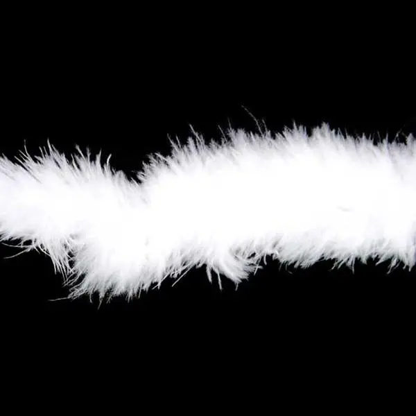 White Marabou Trim Feather Edging By Sullivan'S 1