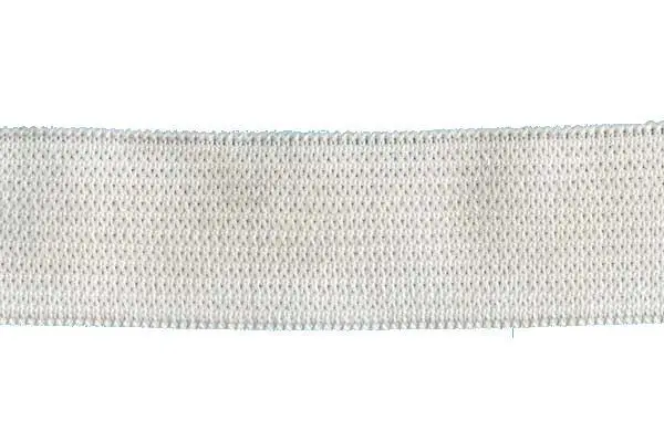 White Poly Knit Elastic Band – 20Mm Width 1