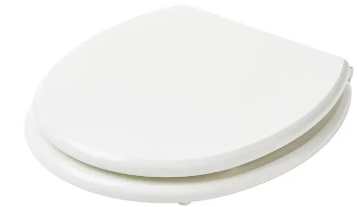White Toilet Seat – Ergonomic Soft-Close Lid, Kullarna Model 1