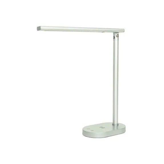 Wireless Charging Led Desk Lamp With Adjustable Brightness & Usb Port 1