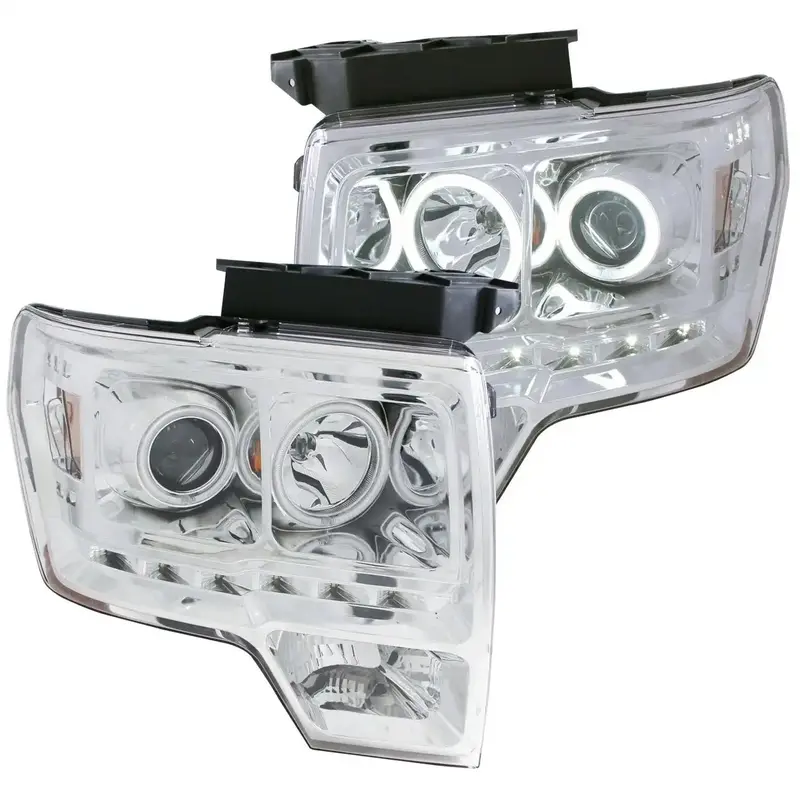 Anzo Usa 111297 Projector Headlight Assembly – Halo Ring Design For Modern Styling 1