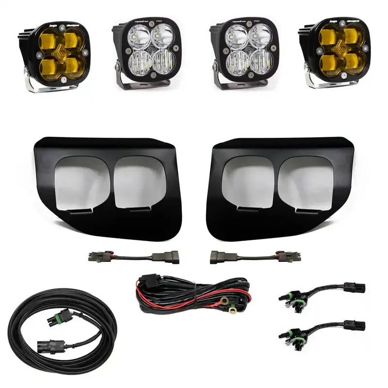 Baja Designs Squadron Sae/Pro Fog Light Pocket Kit – Dot-Compliant Fog Lighting System 1